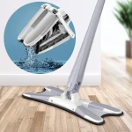 X-Type Flat Floor Mop– 360° Rotating Microfiber Mop